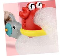 GARIOUANS 2 pièces Bain Garçon Fille Machine à Bulles Crabe Manuelle Bain Sûr et Portable pour Garçon Fille Bulles Riches et Délicates
