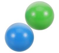 GARIOUANS 2 pièces Balles de Croquet Bois Naturel Jeu Extérieur pour Garçon Fille Résistantes et Lisses Accessoires pour Jardin Fête et Jeux de Pelouse Familiaux