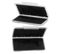GARIOUANS 2 pièces Boîtier de Protection SSD Rigide et Étanche Étui de Rangement Portable Antichoc pour Disque Dur Protection avec Mousse Accessoire PC Compact pour Stockage Sécurisé