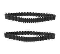 GARIOUANS 2 Pièces Chenilles Caoutchouc pour Robot DIY Pistes Robustes et Stables pour Châssis Tank Rc Traction Améliorée sur Terrains Variés Kit pour Construction et Apprentissage Manuel