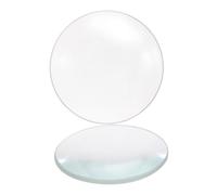 GARIOUANS 2 pièces Lentille Double Convexe Verre Optique Diamètre Focale pour Matériel Laboratoire Physique Enseignement Scientifique Polyvalent