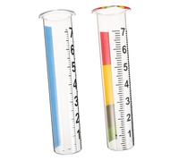 GARIOUANS 2 Pièces Lot Tubes de Remplacement Verre pour Pluviomètre Extérieur Haute Résistance Borosilicate Lecture Claire et Installation Facile pour Jardin et Terrasse