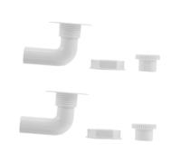 GARIOUANS 2 Pièces Plastic Drain Plugs For Freezer Leakproof Refrigerator Drain Hole Stoppers For Efficient Water Management And Quick Replacement