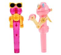 GARIOUANS 2 pièces Porte-Sucette Robot Dinosaure Interactif avec Boîtes Bonbons Transparentes pour Garçon Fille Fête Anniversaire Partage Social