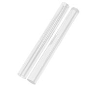GARIOUANS 2 pièces Set Pâtisserie Acrylique Transparent Creux et Solide pour Argile Modelage Lissage et Sculpture Outil Ergonomique pour Pâte Polymère et Argile Autodurcissante