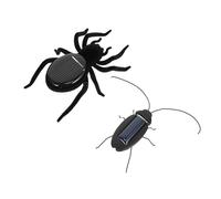 GARIOUANS 2 pièces Solaire Insecte Simulation Réaliste Résistant Choc pour Garçon Fille Jeu Extérieur Garçon Fille