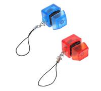 GARIOUANS 2 pièces Testeur de Clavier Mécanique LED Rouge et Bleu avec Porte-clés Outil Pratique pour Interrupteur Clef Kit de Test Compact pour Utilisateurs