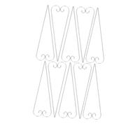 GARIOUANS 20 pièces Crochets de Jardin Métal Extérieur Piquets Multi-usage pour Marqueurs de Plantes Piquets de Jardin Robustes pour Décoration et Identification des Plantes