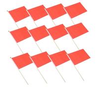 GARIOUANS 20 Pièces Mini Handheld Flags Small Solid Color Waving Banners For Sports Events Parades And Outdoor Celebrations