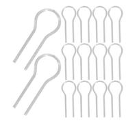 GARIOUANS 200 Pièces Aiguilles de Four R Pour Poterie Crochets Résistants Haute Température pour Fusing Verre Accessoires Céramique DIY pour Créateurs et Ateliers