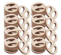 GARIOUANS 200 Pièces Kit de Fixation Pompon Bois pour Chapeaux Boutons Amovibles pour Tricot Accessoires DIY pour Fabrication de Bonnets Outils Faciles à Utiliser et Polyvalents