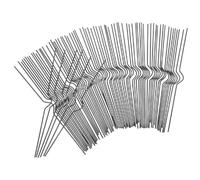 GARIOUANS 200 Pièces Small Binder Clip Hooks for Calendars Cast Iron Wire Calendar Hangers for Wall Versatile Poster and Note Holder Hooks