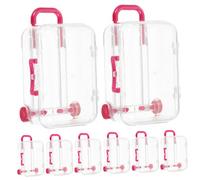 GARIOUANS 24 pièces Boîte à Bonbons Valise Transparente Boîte Cadeau Mariage Contenant Bonbons Portable Décorations Fête Sucreries Coffret Dragées Petit Format