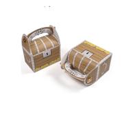 GARIOUANS 24 pièces Boîte Au Trésor Papier Vintage pour Garçon Fille Coffret Cadeau Pirate Boîte à Bonbons Rangement et Sûr pour Fêtes Anniversaire et Événements Thématiques