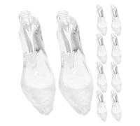 GARIOUANS 24 pièces Décorations Talons Hauts Acrylique Transparentes Pendentifs Miniatures pour Fêtes et Noël Ornements Suspendus Mode et Créatifs