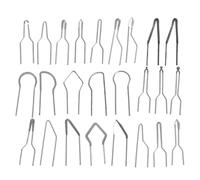 GARIOUANS 25 Embouts de Pyrogravure en Fer Haute Température Kit Complet 23 Modèles 2 Pointes Plates N°9 pour Combustion du Bois Remplacement Pointes Fer à Souder Outil Précis pour