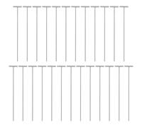 GARIOUANS 25 Pièces Barres T pour Porte de Cage à Pigeons Fer Entrée Unidirectionnelle Accessoires pour Cage à Oiseaux de Course Barres de Piège pour Gestion Facile du Passage des Pigeons