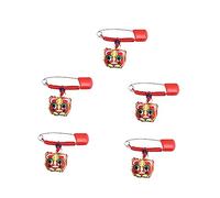 GARIOUANS 3 Ensembles Épingles De Nourrice Pour Garçon Fille Lot De Épingles Décoratives Avec Verrou Pour Vêtements Couches Accessoire Pratique Pour Garçon 5 Pièces * 3