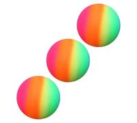 GARIOUANS 3 pièces Balles Gonflables PVC pour Garçon Fille Balle Rebondissante Arc Ciel Jeu Extérieur pour Garçon Fille Plage et Piscine