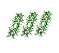 GARIOUANS 3 pièces Guirlandes Hawaïennes Artificielles Tropicales Décoratives Couronnes Lumineuses pour Fête Luau Accessoires Colorés et Durables