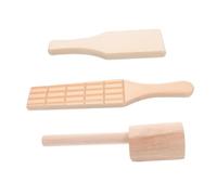 GARIOUANS 3 Pièces Outils Sculpture Argile Garçon Fille Pagaies Bois Ergonomiques Pour Modelage Poterie Découpe Angle Trimming Céramique Activités DIY et École