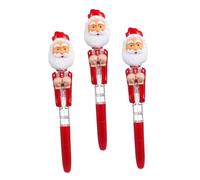 GARIOUANS 3 Pièces Stylo De Boxe Led Stylo De Noël à Bille Lumineux Cadeau De Noël Pour Garçon Fille Jouet De Frappe Papeterie Interactive Pour École Et Voyage