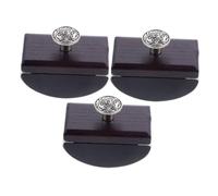 GARIOUANS 3 pièces Tampon Encreur à Bascule Bois Outil Ancien Absorption Rapide Encre pour Bureau Accessoire Multifonction Élégant pour Fournitures de Calligraphie