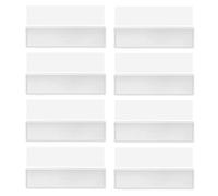 GARIOUANS 30 Ensemble Porte-étiquette Transparent Autocollant avec Pochettes Étanches et Inserts Papier Supports Étiquettes Résistants pour Bureau Entreposage et Bibliothèque