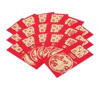 GARIOUANS 30 Pièces Enveloppes rouges pour Année Dragon Pochettes Longues Variées Décor Festif Traditionnel pour Offrandes et Célébrations