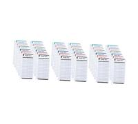 GARIOUANS 36 pièces Budget Planner Inserts With Six-hole Design Expense Tracking Sheets For Cash Binder Thick Paper Budget Cards For Financial Management