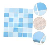 GARIOUANS 36 Pièces Lot de Carreaux de Céramique Bleus pour Piscine Diy pour Sol et Mur Carrelage Décoratif sans Joint pour Salle de Bain et Dosseret Adapté à Bassin Spa et Décoration