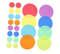 GARIOUANS 36 pièces Points Tapis Colorés pour Salle de Classe Magnétiques pour Apprentissage Garçon Fille Marqueurs Sol Sécurisés pour Maternelle et Formation