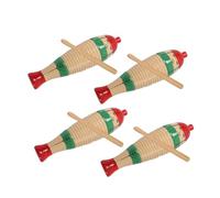 GARIOUANS 4 Ensembles De Jouets en Bois De Poisson Instruments De Musique Rythmiques Jouets Musicaux pour Enfants Blocs De Percussion Temple Blocs pour Percussions Instruments De Musique