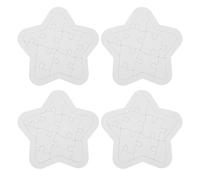 GARIOUANS 4 Ensembles Puzzle Vierge à Colorier Étoile Planche à Dessiner DIY pour Garçon Fille Matériel Éducatif Créatif pour Développement et Coordination Main-œil