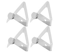 GARIOUANS 4 pièces Pince Thermomètre Acier Inoxydable Support Thermomètre Alimentaire Fixation Stable pour Lecture Température Barbecue Cuisine