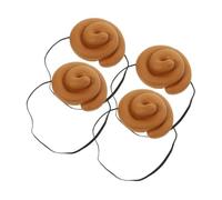 GARIOUANS 4 Pièces Poop Headgear Simulation Hat Realistic Funny Prank Costume Party Accessory For Adults And