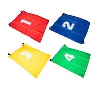 GARIOUANS 4 pièces Sac de Saut Garçon Fille Toile Résistante pour Jeux Extérieurs Course Interactive avec Poignées Doubles Sécurisées