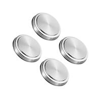 GARIOUANS 4 pièces Set de Couvercles Rond Acier Inoxydable pour Brûleur de Cuisinière Protège Plaque Cuisson Gaz Facile à Nettoyer Accessoires Cuisinière Élégants et