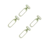 GARIOUANS 4 Pièces Tondeuse à Poils de Corps Inoxydable Rasoir pour Épilation des Aisselles Portable et Sécurisé Outil de Élégant Matcha Vert