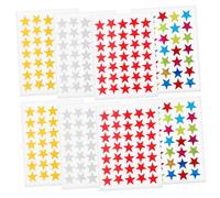 GARIOUANS 40 feuilles Autocollants Étoiles de Récompense Garçon Fille Gommettes Auto-adhésives Papier pour École Maison Enseignants