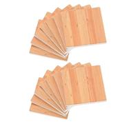 GARIOUANS 45 Pièces Mini Wood Planks Dollhouse Flooring Set Realistic Tiny Wood Floorboards for DIY Miniature House Decoration Style Hardwood Floor Tiles for Dollhouse Rooms