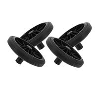 GARIOUANS 4pièces Roues De Rechange pour Poubelle Roues pour Poubelles Faciles à Installer Silencieuses Et Solide pour Usage Intérieur Et Extérieur