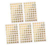 GARIOUANS 5 feuilles Stickers Étoiles Métalliques Holographiques pour Récompense Scolaire Garçon Fille Tableau Comportement Enseignants Classe Motivation Apprentissage