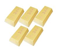 GARIOUANS 5 Pièces Boîtes à Biscuits Papier Pliables Boîtes Cadeaux Barres Dorées pour Friandises Emballage Pratique et Élégant pour Fêtes et Anniversaires