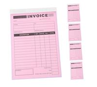 GARIOUANS 5 pièces Carnet de Commandes et Factures Parties Portable Pages Papier Copie pour Petites Entreprises Facile des Reçus et Bons de Livraison