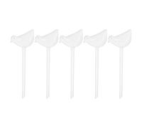GARIOUANS 5 pièces Globe Arrosage Automatique Oiseau Transparent Dispositif Auto-arrosage pour Plantes Pot Jardin Intérieur Extérieur