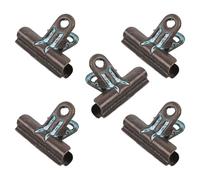 GARIOUANS 5 Pièces Lot de Pinces Bulldog Vintage Clips Papier Rétro pour Photos Dessins et Mémos Serre-documents Polyvalents pour Bureau et Maison