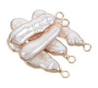 GARIOUANS 5 Pièces Pendentifs Perles Eau Douce Naturelles Formes Irrégulières Baroques Charms Uniques pour Création Bijoux DIY Pendentifs pour Colliers Bracelets et Boucles Oreilles