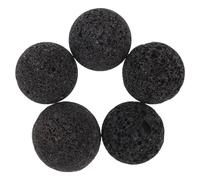 GARIOUANS 5 Pièces Pierres de Sauna Volcaniques Résistantes à Haute Température pour Chauffage Salle de Sauna Intérieur et Extérieur Accessoires de Remplacement pour Bains de Vapeur