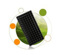 GARIOUANS 5 pièces Plateau Semis Plastique Cellules pour Jardinage Maison Bac Culture Ventilé Pourrissement Promoteur Croissance Racine Facile à Retirer pour DIY et Usage Professionnel